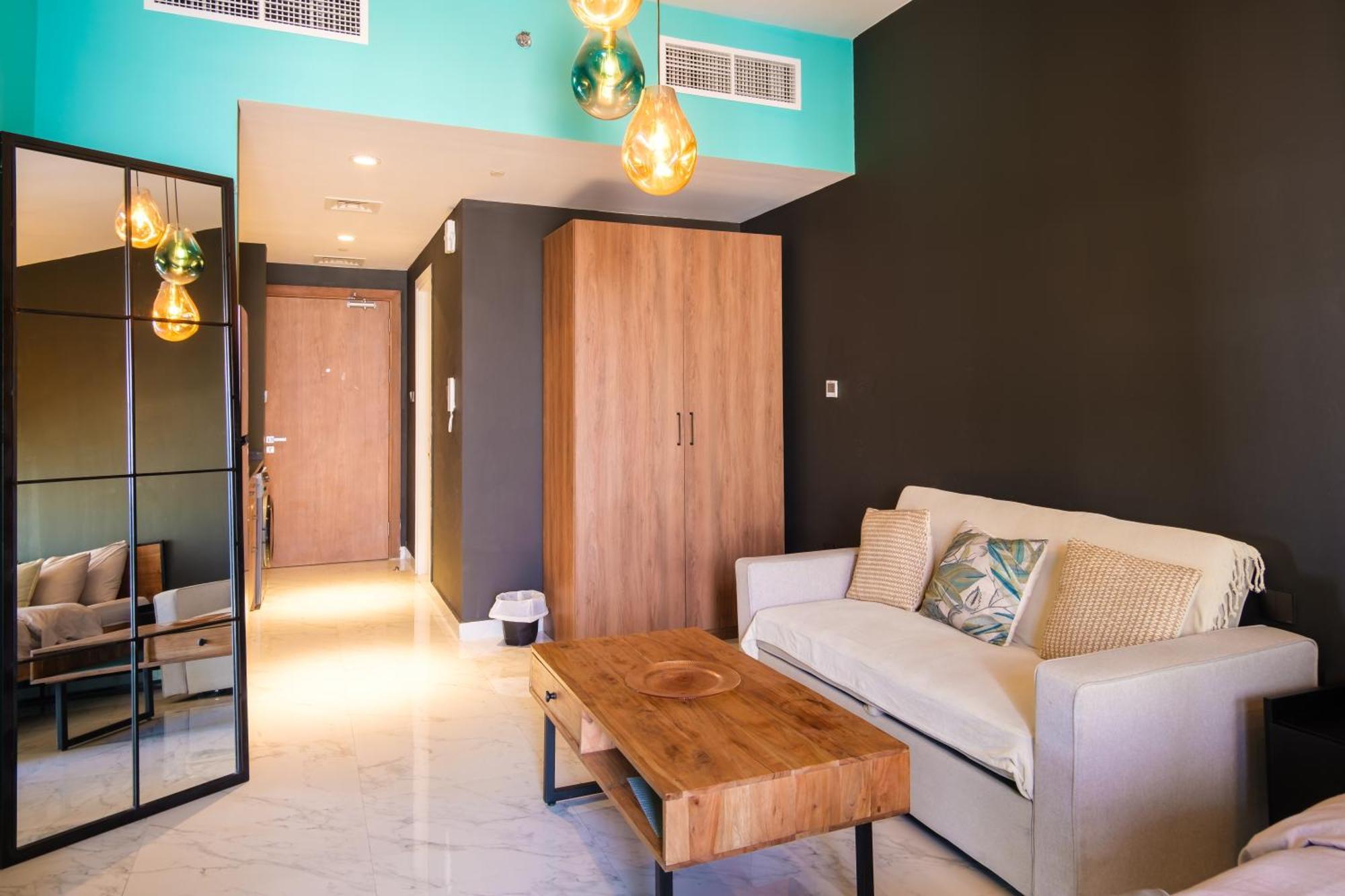 Industrial Chic Retreat Apartment Al Qurayyah Exterior foto