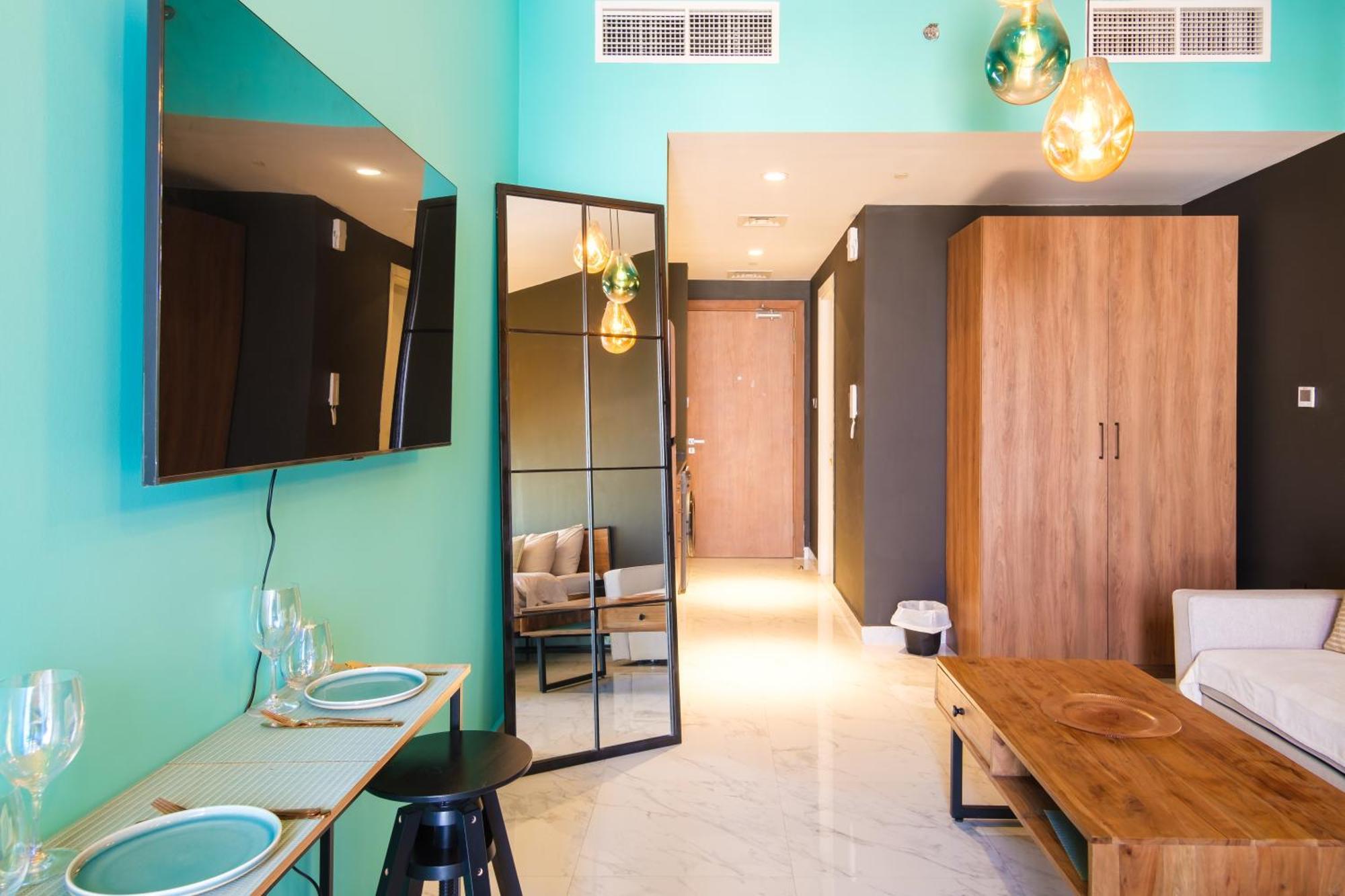 Industrial Chic Retreat Apartment Al Qurayyah Exterior foto